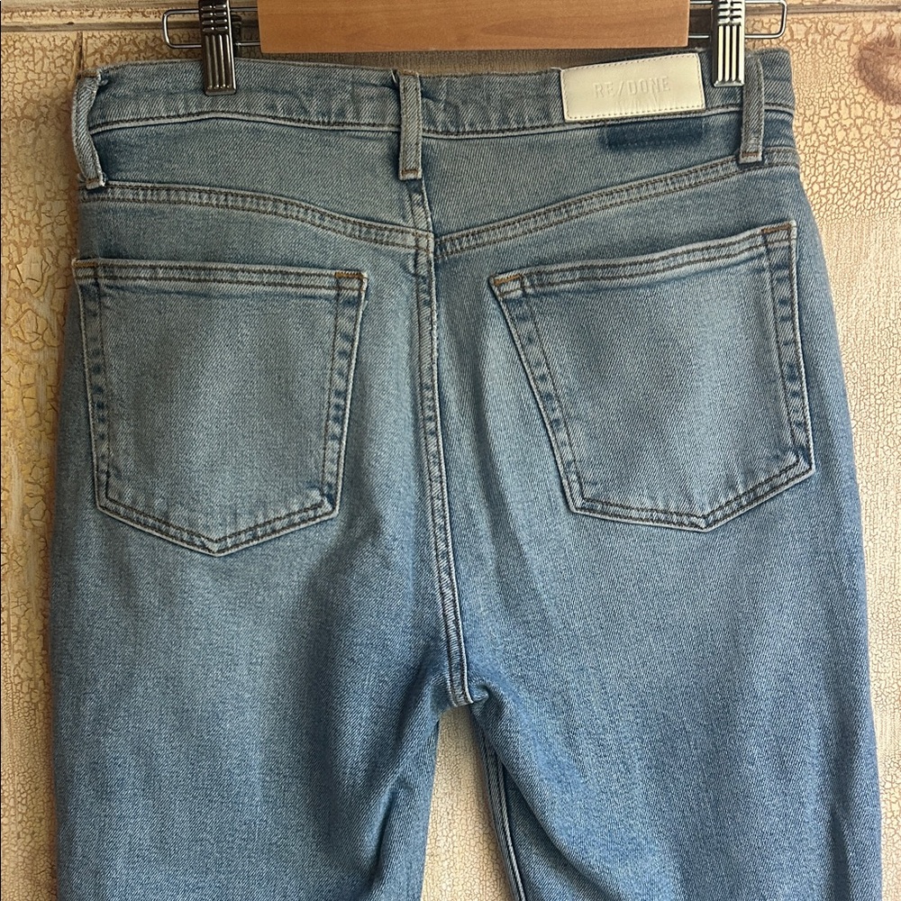 Re/Done 90’s High Rise Ankle Crop Jeans - Picture 6 of 8